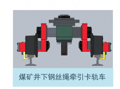 郓城煤矿卡轨车正式投入使用